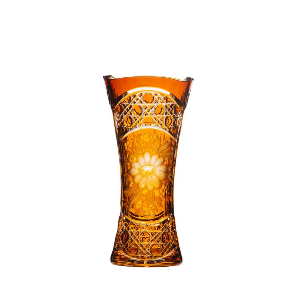 Vase Kristallglas Luxury amber (26 cm)