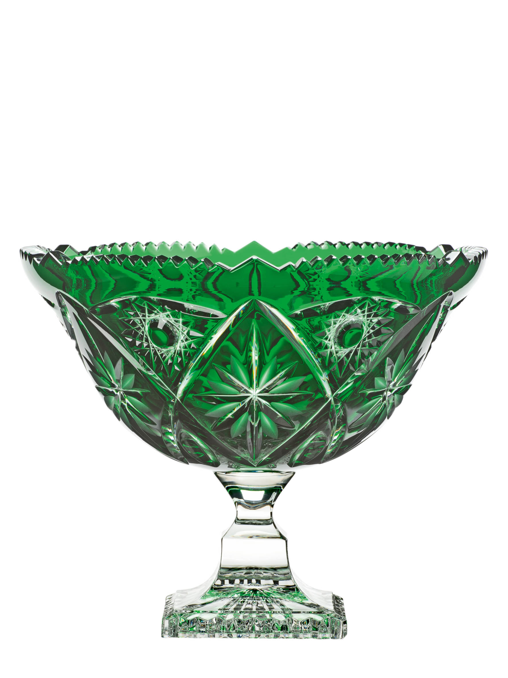 Schale Kristallglas Nizza smaragd (25 cm)