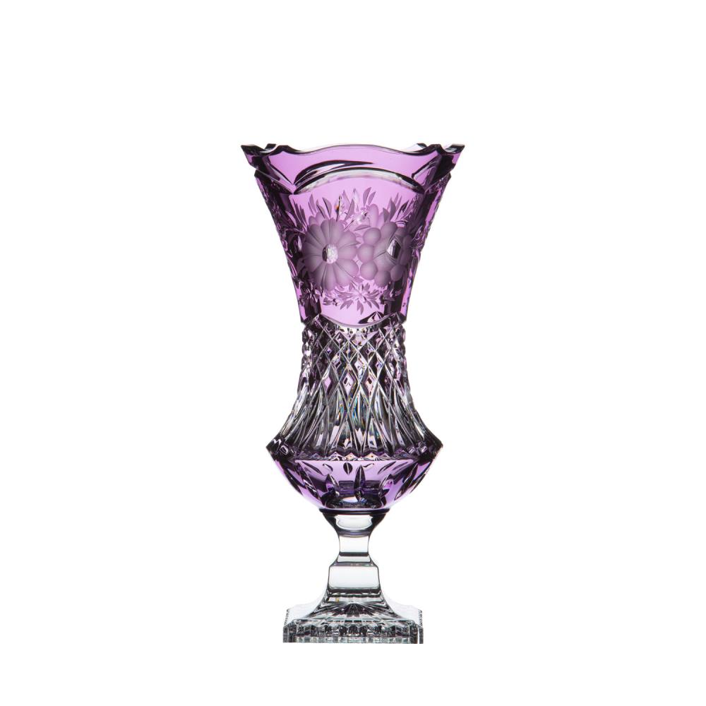 Vase Kristallglas Natalie lavender (34 cm)