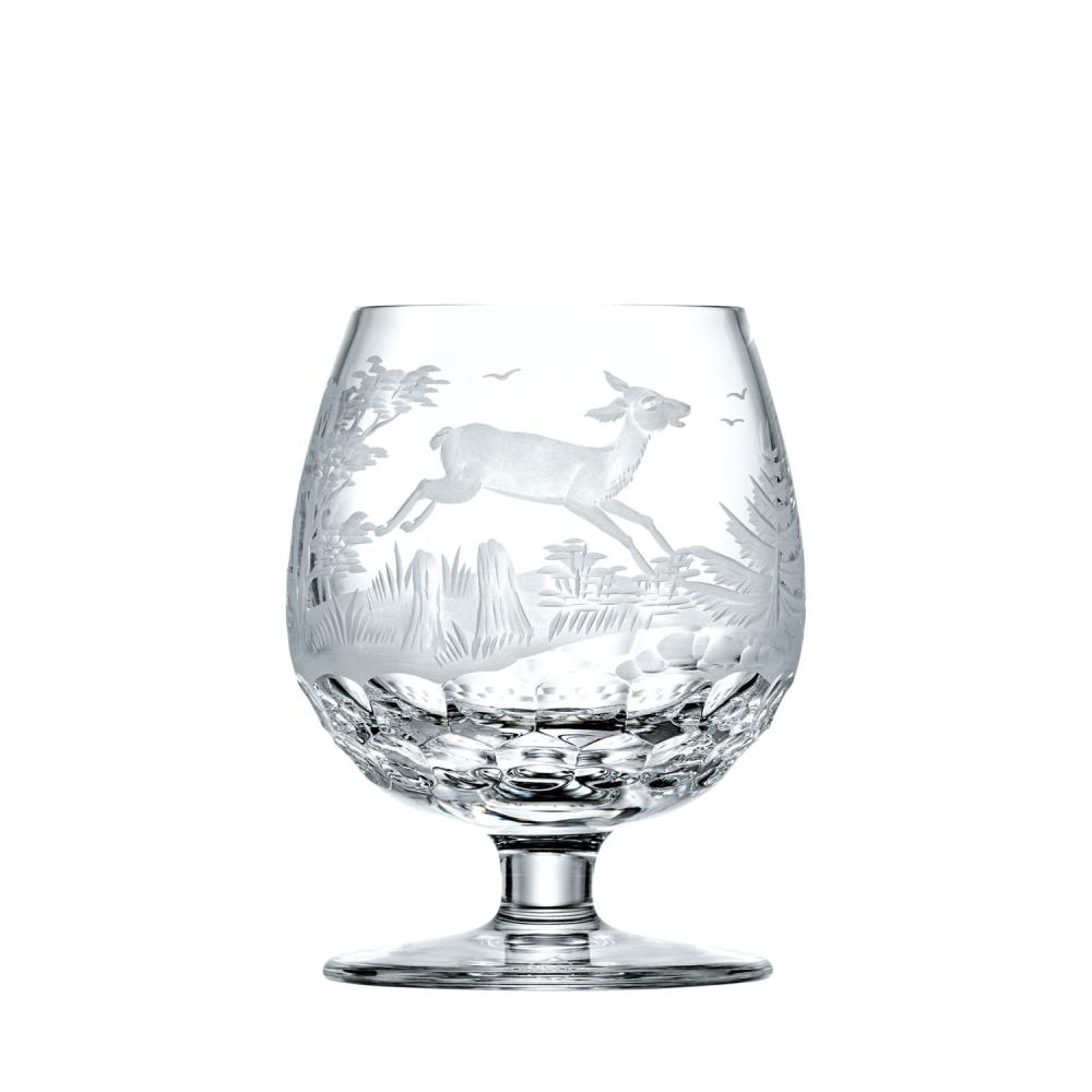 Cognacglas Kristall Jagd Reh clear (10,6 cm)