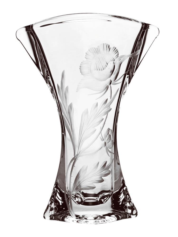 Vase Kristallglas Cleanline (25 cm) mit Gravur