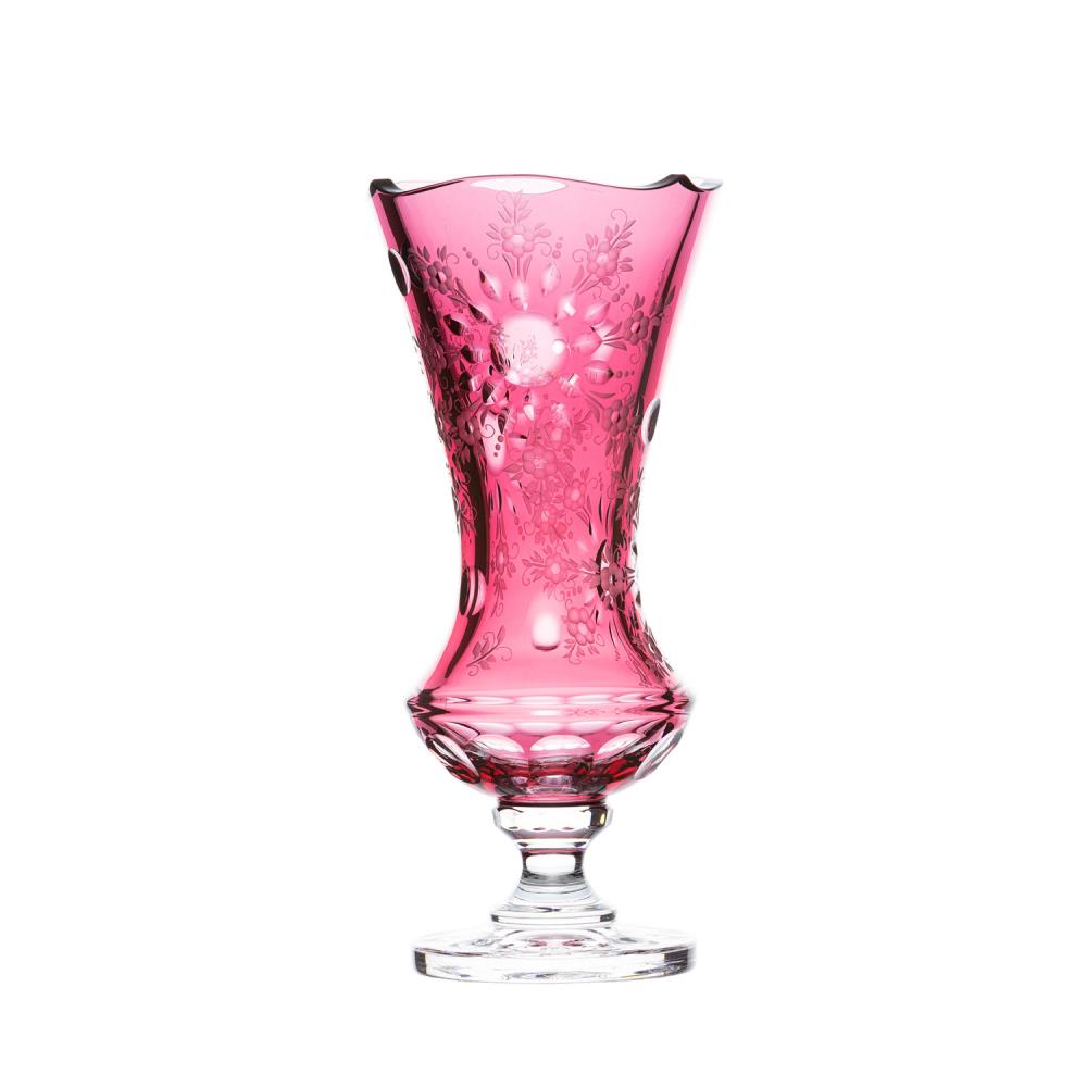 Vase Kristallglas Sun rosalin (42 cm)