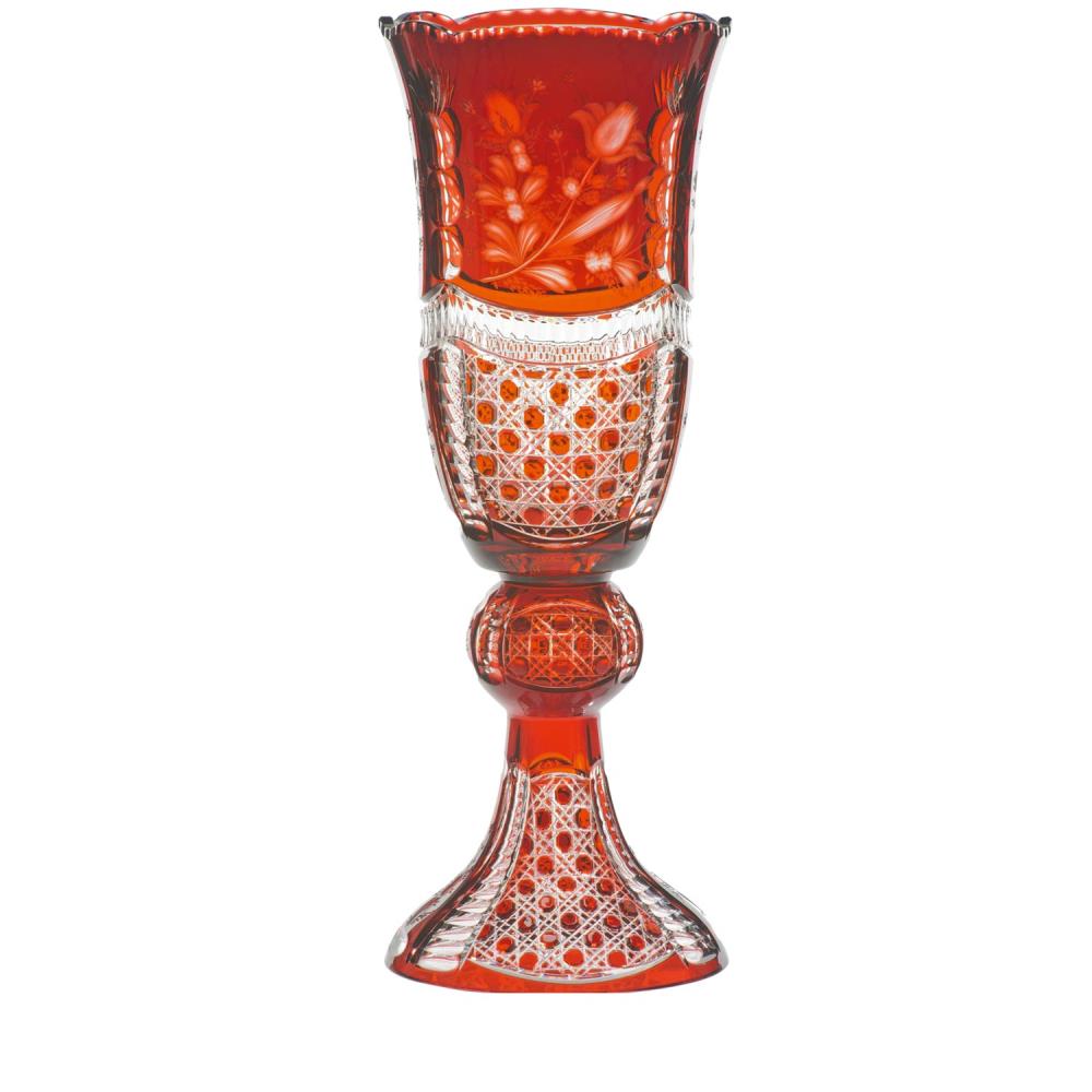 Vase Kristallglas Tulipa rubin (70 cm)