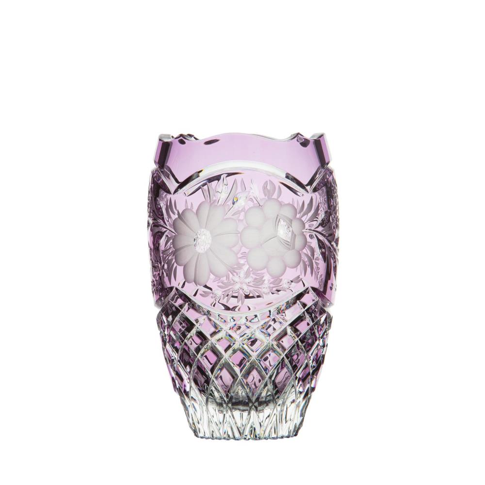 Vase Kristallglas Natalie lavender (20 cm)