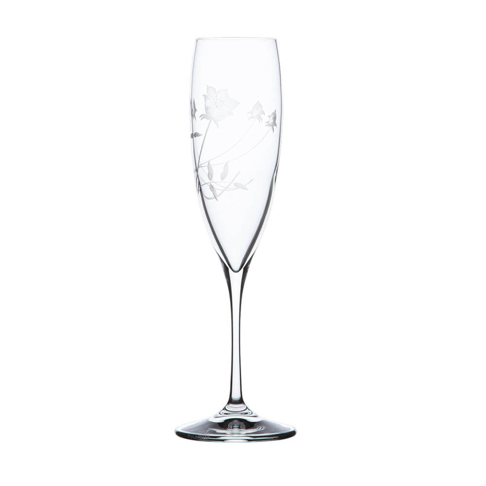 champagne glass crystal Liane clear (23,8 cm)